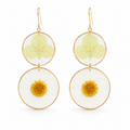 Garden Layers Pressed Flower Earrings