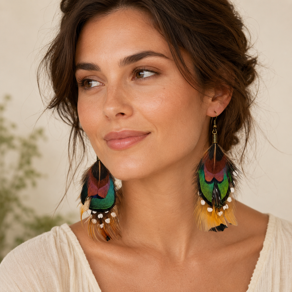 Great Awakening Feather Earrings