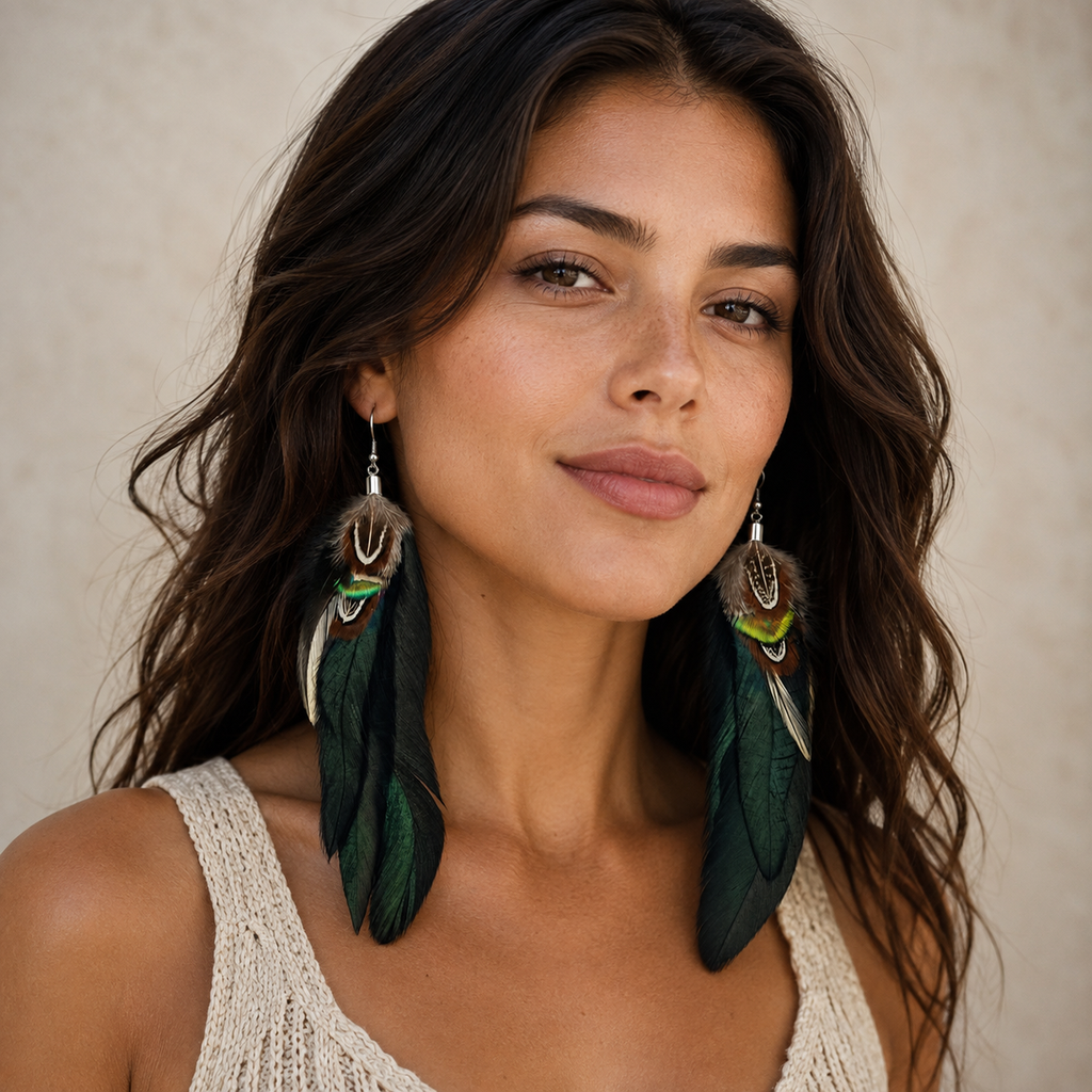 Wild Renewal Feather Earrings