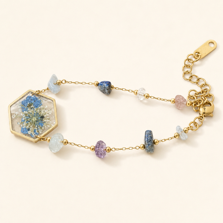 Forget-Me-Not Mixed Stone Bracelet