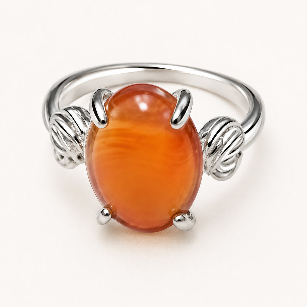 Carnelian Stone Ring