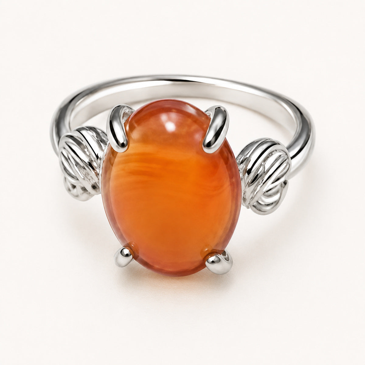 Carnelian Stone Ring