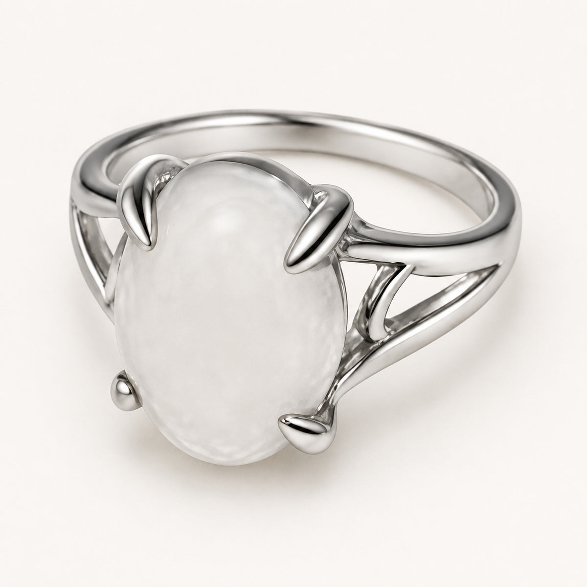 Clear Quartz Stone Ring