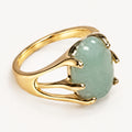 Green Aventurine Stone Ring
