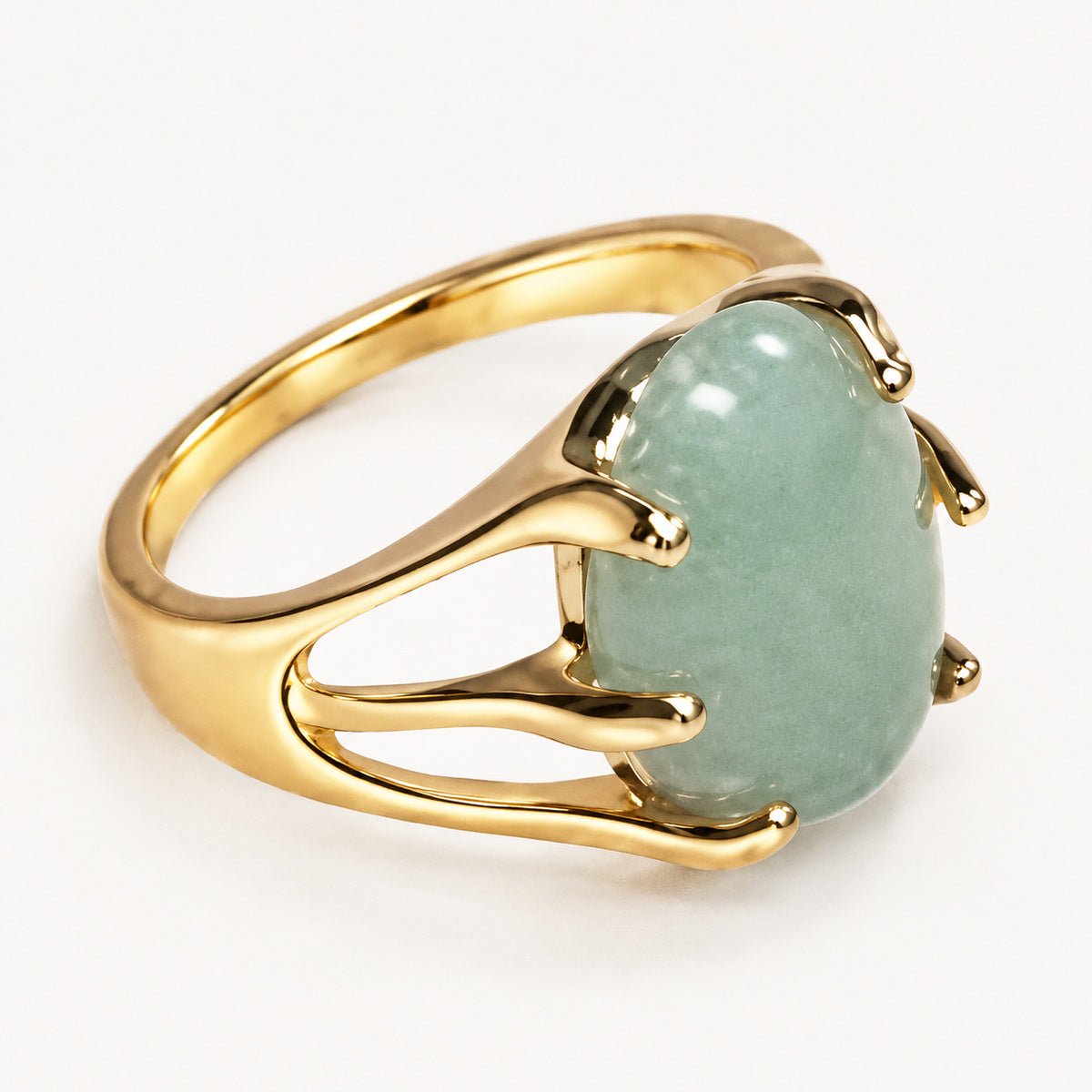 Green Aventurine Stone Ring