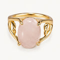 Rose Quartz Stone Ring