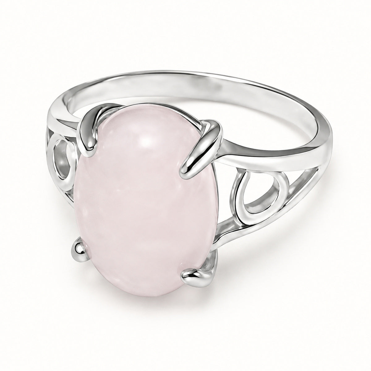 Rose Quartz Stone Ring