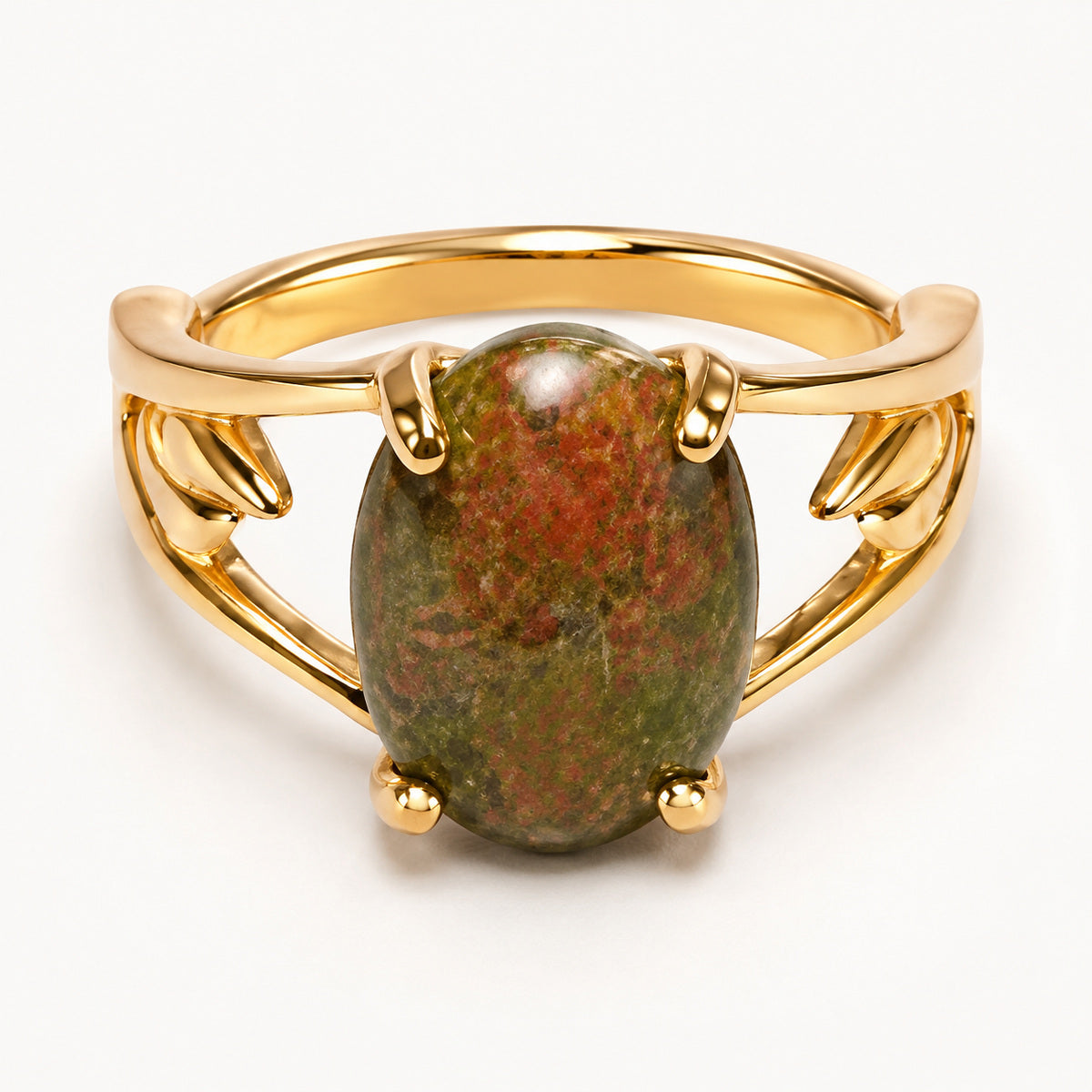 Unakite Stone Ring