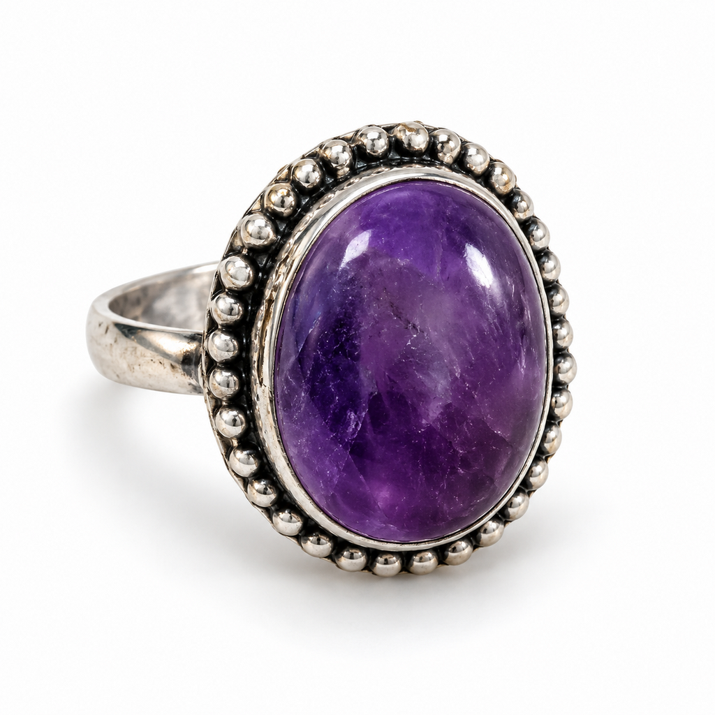 awakened knowing ring on white background