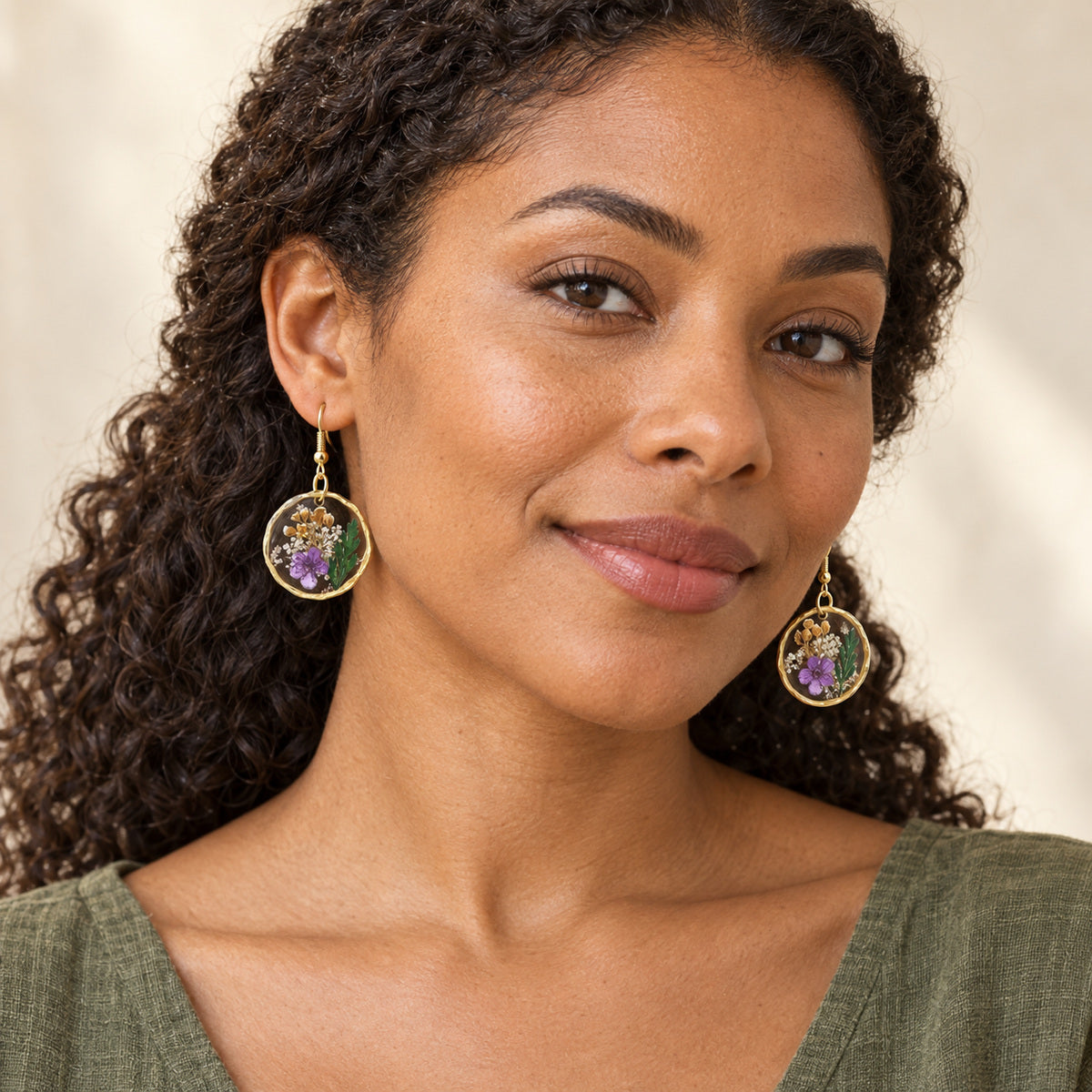 Meadow Alchemy Pressed Flower Earrings