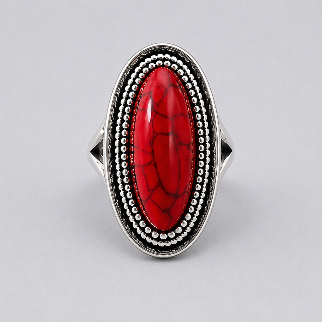 Moonlit Magic Elongated Oval Ring