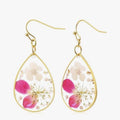 Rosewater Renewal Pressed Flower Earrings