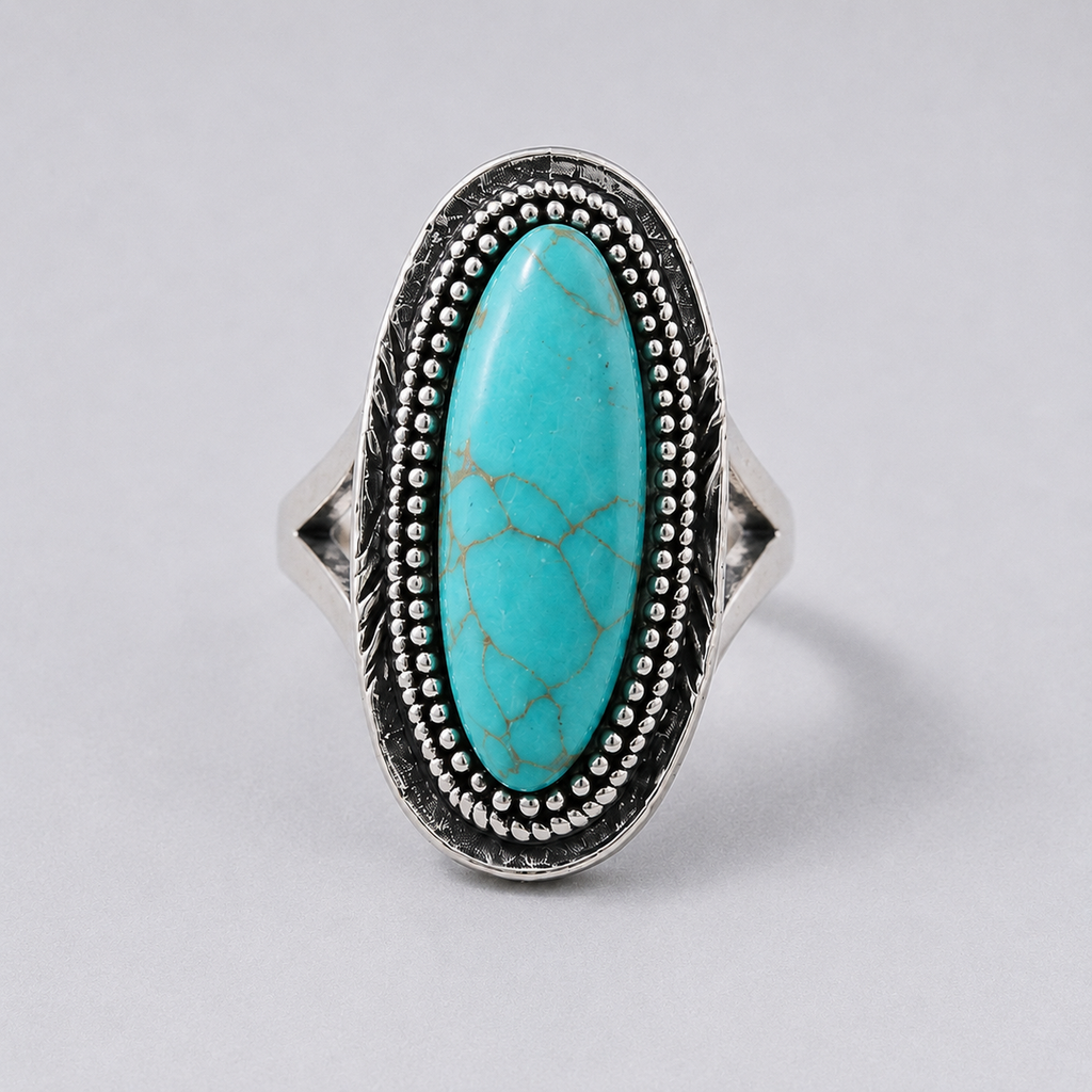 Moonlit Magic Elongated Oval Ring