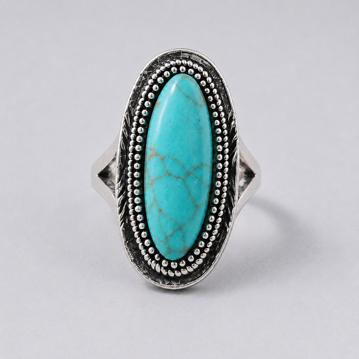 Moonlit Magic Elongated Oval Ring
