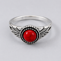 Moonlit Magic Winged Circle Ring