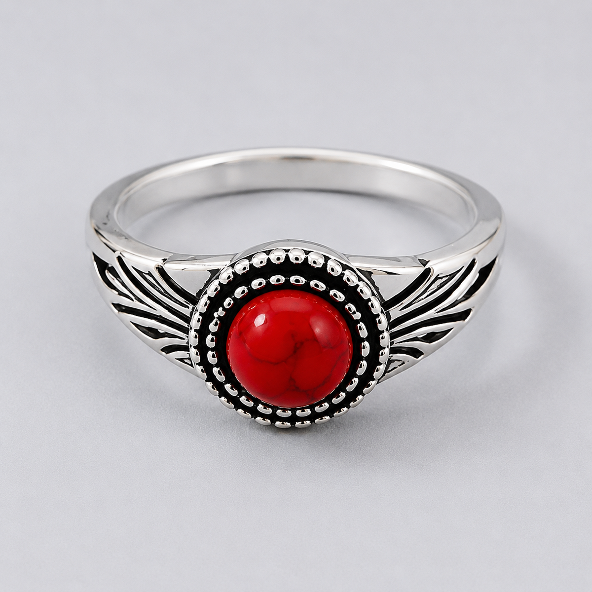 Moonlit Magic Winged Circle Ring