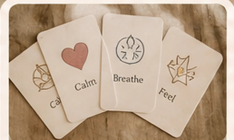 Visual vocabulary cards and warm learning materials