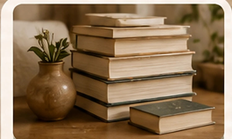 Books in warm natural light representing trusted research and resources