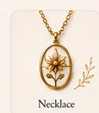 Botanical pendant necklace