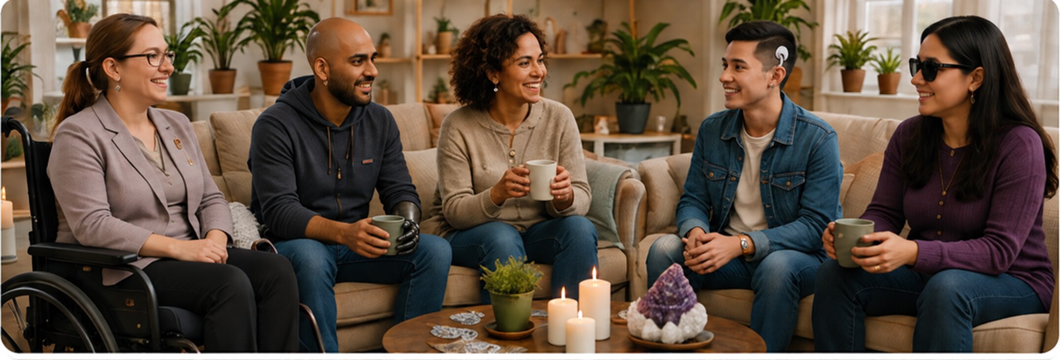 A community gathering together